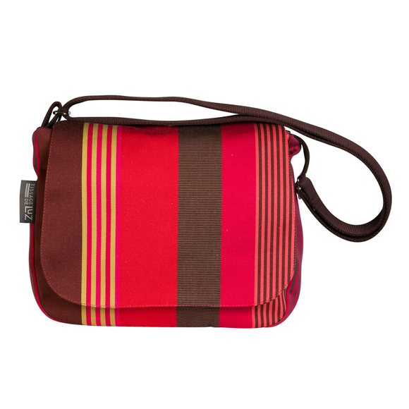 Messenger handbag in Transat canvas - Cordoba - Besace en toile Transat
