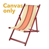 Deck chair outdoor canvas - Indien - Toile Outdoor pour chaise transat