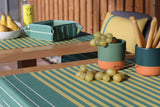 Coated table runner -  Sauvelade Tilleul - Jeté de table en enduit