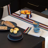 Table runner - Jeté de table - Métis -  Cotton-70% coton/  Linen - 30% - Lin