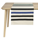 Coated table runner, woven in France, sewn in canada, designed by Artiga