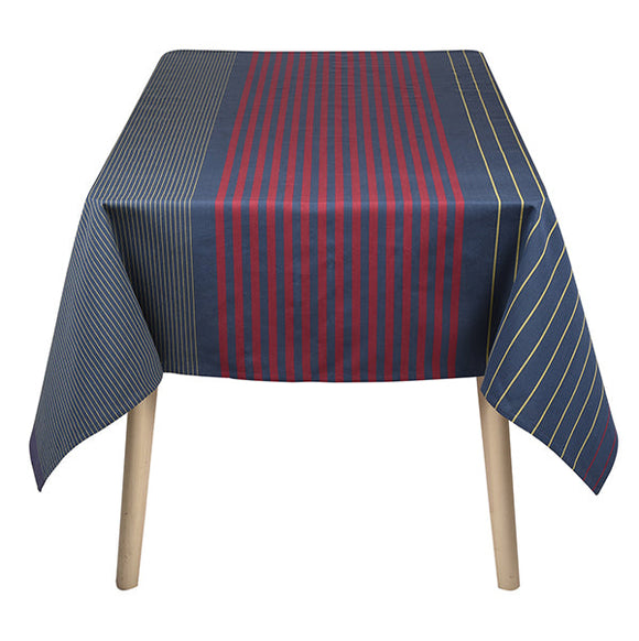 Coated Table Cloth - Sauvelade Bleu Do - Nappe Enduite