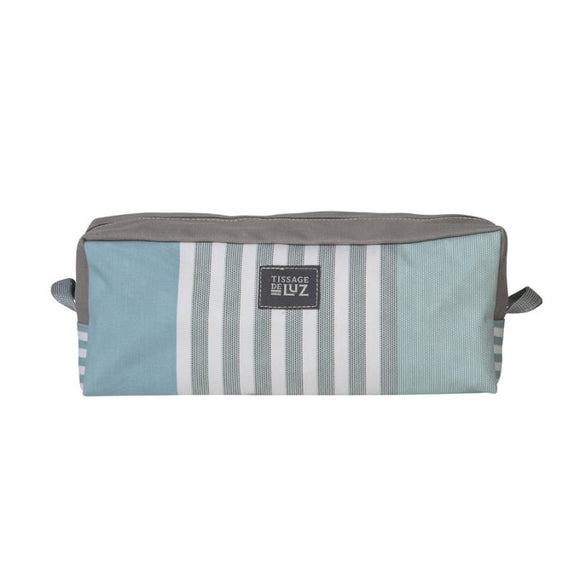 Toiletry bag in coated fabric - Belle-Île en Mer - Trousse de toilette en toile enduite
