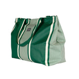 Playa bag with coated fabric - Yvonne Vert - Sac Playa en tissus enduit