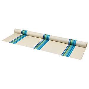 Fabric cotton/linen 170cm/67" - Mauléon Turquoise (organic) - Tissus coton/lin