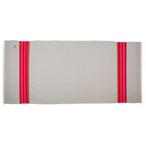 Honeycomb XL Bath Towel - Gris Rose - Drap de Bain XL Nid d'Abeille