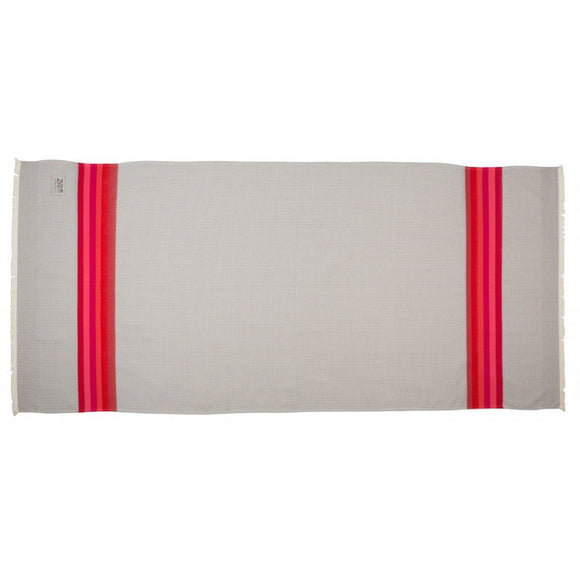 Honeycomb XL Bath Towel - Gris Rose - Drap de Bain XL Nid d'Abeille