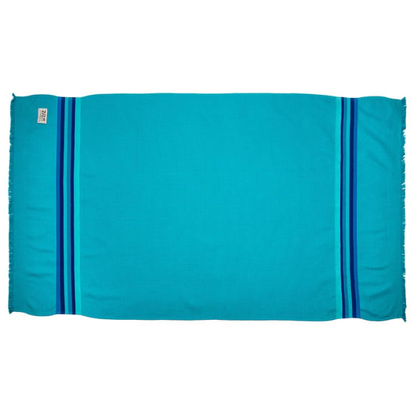 Honeycomb XL Bath Towel - Lagon - Drap de Bain XL Nid d'Abeille