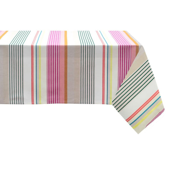 Table Cloth cotton/linen - Pierre Multi (organic) - Nappe coton/lin