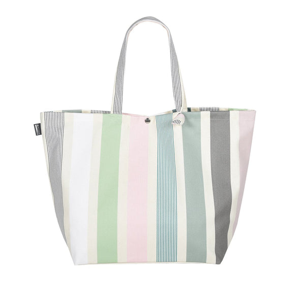 Adjustable bag in colourful striped cotton woven woven in France by Artiga