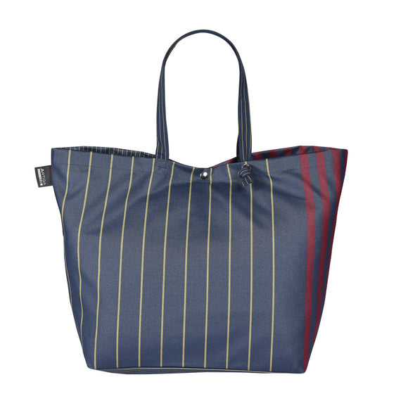 Adjustable bag with coated fabric - Sauvelade Bleu Do Organic - Sac réglable en tissus enduit