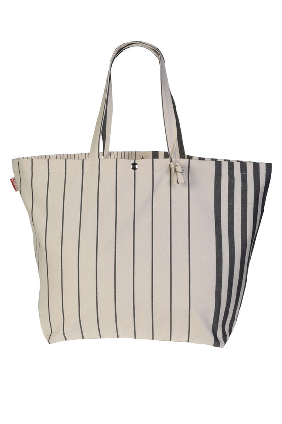 Adjustable bag in colourful striped cotton woven woven in France by Artiga