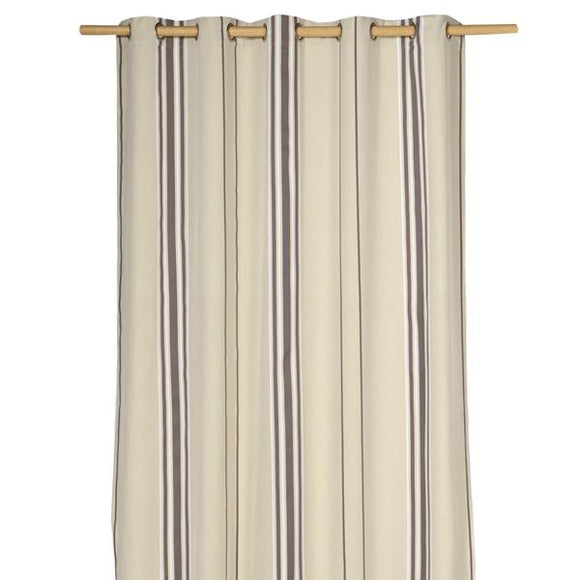 Custom curtain with grommets, sewn in Toronto, Canada