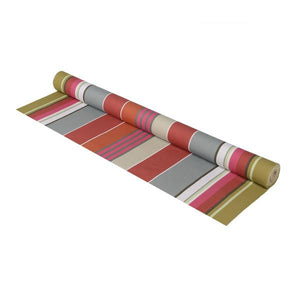 Fabric by the meter woven in france with stripes designed by artiga