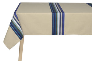 coated table cloth, woven in France, sewn in Canada, designed by Artiga
