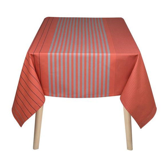 coated table cloth, woven in France, sewn in Canada, designed by Artiga